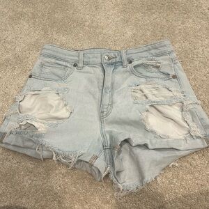 AE distressed Jean shorts